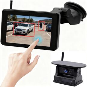 Magnetic Solar Wireless Backup Camera for Truck 9600mAh Battery in Kuwait