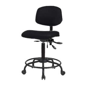 Thomas ECOM VMBCH-RT-T1-A0-RG-c8605 كرسي فينيل رمادي متوسط ​​الارتفاع مع قاعدة أنبوبية مستديرة، إمالة وبدون ذراع، ينزلق in Kuwait