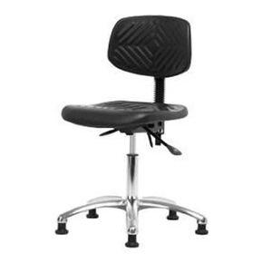 Thomas ECOM PDHCH-CR-T1-A1-CC كرسي ارتفاع مكتب من البولي يوريثين مع قاعدة من الكروم، قابل للإمالة وبدون ذراع، ينزلق in Kuwait