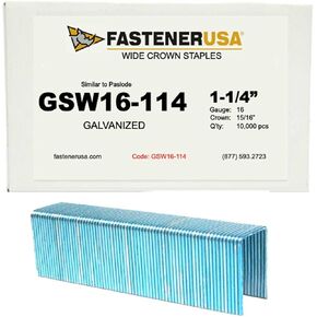 1-1/4" Leg x 15/16" Crown 16GA GALV GSW-16 Staples 10,000ct in Kuwait