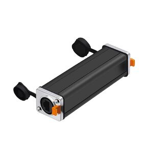 10 قطعة موصل RJ45 أنثى لوحة جبل مآخذ مستوى شبكة موصل إيثرنت محول (10xPlastic-65mm) in Kuwait