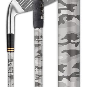 Golf Club Skin & Wraps: Ultimate Protection, Personalized Flair & Variety of Designs | Easy Application, Premium Materials for Durability & Style | Golf Accessory, Grey Camo in Saudi Arabia