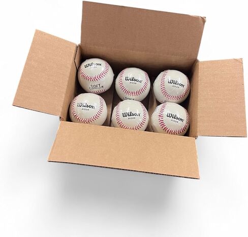 WILSON A1228 Soft Compression Baseballs 6PK in Saudi Arabia