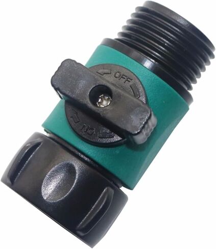 5 Pcs Garden Hose Valve Tap Pipe Compatible 3/4" 2-Way Connector Valve Fitting Adapter Tool Watering Supplies in Kuwait