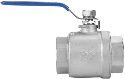 304 Stainless Steel Two-Piece Full Port Female Thread Ball Valve 1-1/2" DN40 1000 WOG Ball Valve(2′) in Kuwait