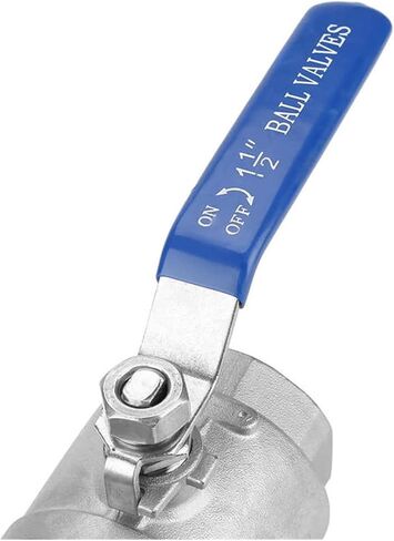 304 Stainless Steel Two-Piece Full Port Female Thread Ball Valve 1-1/2" DN40 1000 WOG Ball Valve(2′) in Kuwait