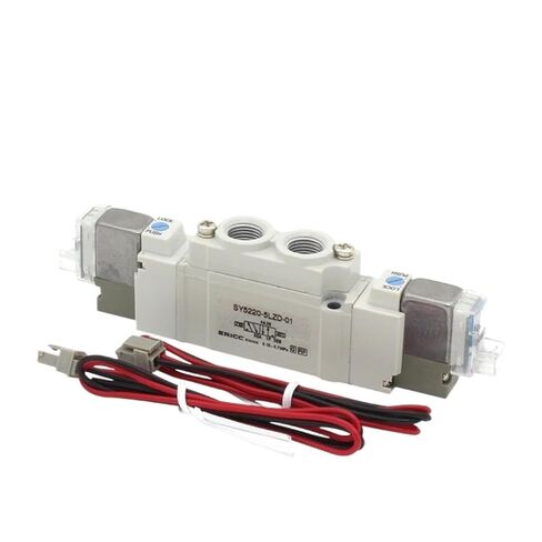 SMC نوع 5 منفذ 2 صمام الملف اللولبي، SY3220 SY5220 SY7220 سلسلة عادية مغلقة، 4LZD/5LZD/6LZD طيار داخلي، للأتمتة (SY3220-5LZD-M5) in Kuwait