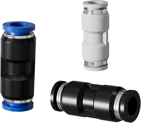 Pneumatic Air Pipe Straight-Through Quick-Plugs Quick High-Pressure Pump Accessories Pu4/6/8/12/14/16Mm Hose Connector 1Pcs(Bluepg8-4) in Kuwait