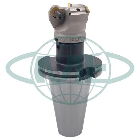 مطحنة وجه قابلة للفهرسة مقاس 2 بوصة و45 درجة CME مع أربور CAT50، تتضمن إدراجات SEAN42، 3 مزامير in Kuwait