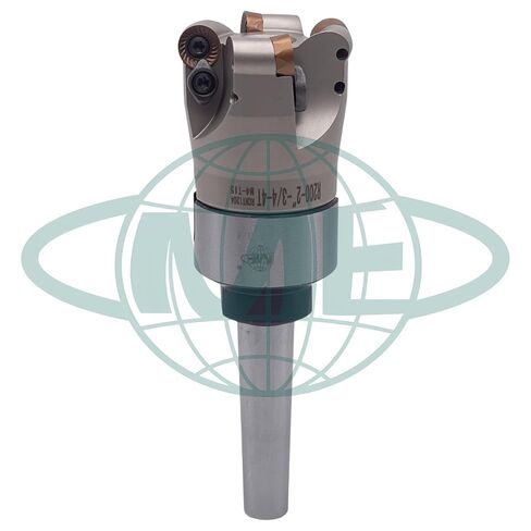 مطحنة وجه قابلة للفهرسة مقاس 2 بوصة 90 درجة CME مع شجرة MT2، تتضمن إدراجات RCKT1204، 4 مزامير in Kuwait