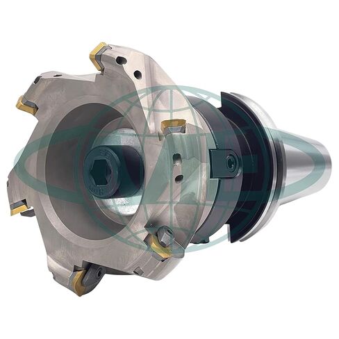 مطحنة وجه قابلة للفهرسة مقاس 5 بوصات و45 درجة CME مع شجرة CAT50، تتضمن إدراجات SEAN42، و6 مزامير in Kuwait