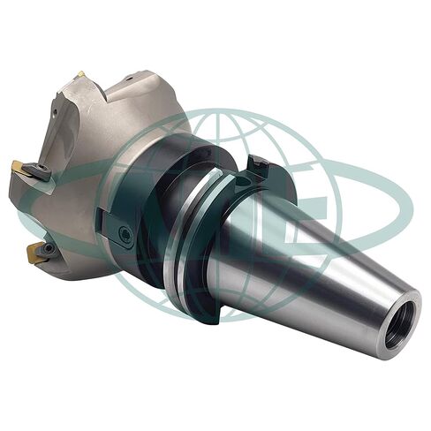 مطحنة وجه قابلة للفهرسة مقاس 5 بوصات و45 درجة CME مع شجرة CAT50، تتضمن إدراجات SEAN42، و6 مزامير in Kuwait