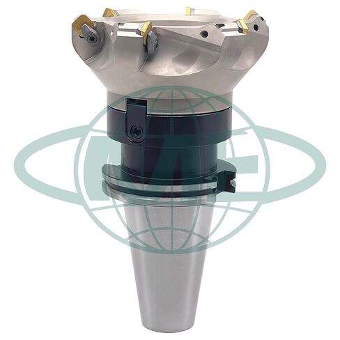 مطحنة وجه قابلة للفهرسة مقاس 5 بوصات و45 درجة CME مع شجرة CAT50، تتضمن إدراجات SEAN42، و6 مزامير in Kuwait