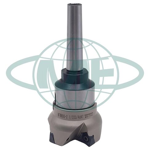 CME 2-1/2 بوصة 90 درجة مطحنة وجه قابلة للفهرسة مع MT2 Arbor، WNMG080616 إدراجات متضمنة، 4 مزامير in Kuwait