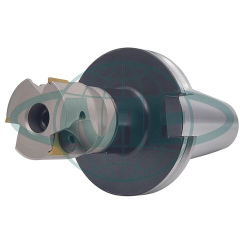 مطحنة وجه قابلة للفهرسة مقاس 2 بوصة 90 درجة CME مع شجرة CAT50، تتضمن إدراجات TPG322، 3 مزامير in Kuwait