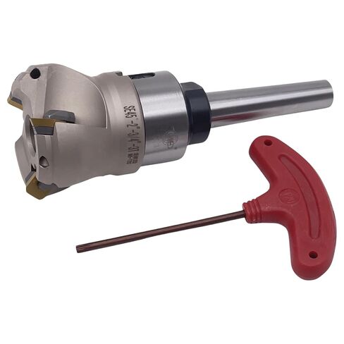 مطحنة وجه قابلة للفهرسة مقاس 2 بوصة 45 درجة CME مع شجرة MT2، تتضمن إدراجات SEAN42، 3 مزامير in Kuwait