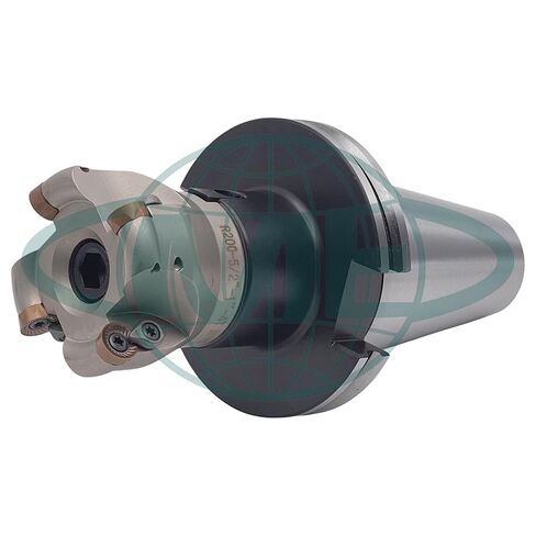 مطحنة وجه قابلة للفهرسة 2-1/2 بوصة CME مع CAT50 Arbor، إدراج RCKT1204، 4 مزامير in Kuwait