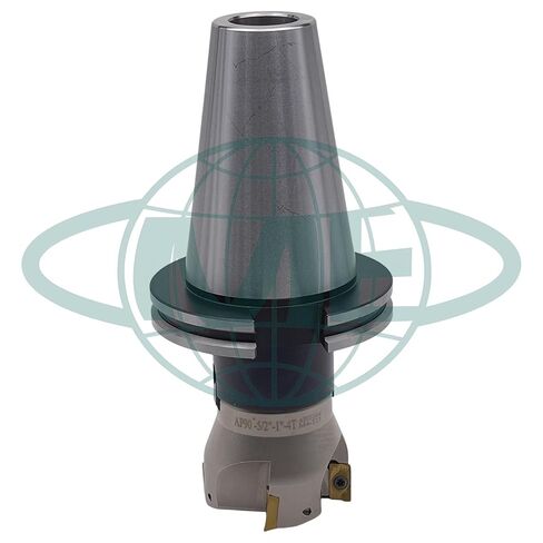 مطحنة وجه قابلة للفهرسة 2-1/2 بوصة CME مع CAT50 Arbor، إدراج APKT1604، 4 مزامير in Kuwait