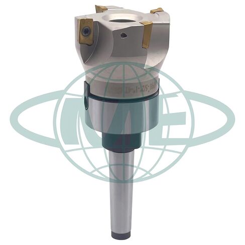 مطحنة وجه قابلة للفهرسة 90 درجة CME 2-1/2 بوصة مع شجرة MT2، تتضمن إدراجات APKT1604، 4 مزامير in Kuwait