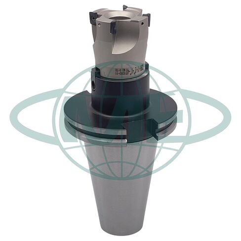 مطحنة وجه قابلة للفهرسة مقاس 2 بوصة 90 درجة CME مع شجرة CAT50، تتضمن إدراجات R390، 4 مزامير in Kuwait