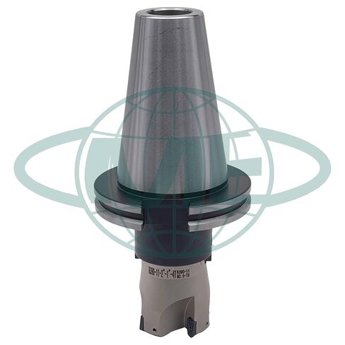 مطحنة وجه قابلة للفهرسة مقاس 2 بوصة 90 درجة CME مع شجرة CAT50، تتضمن إدراجات R390، 4 مزامير in Kuwait