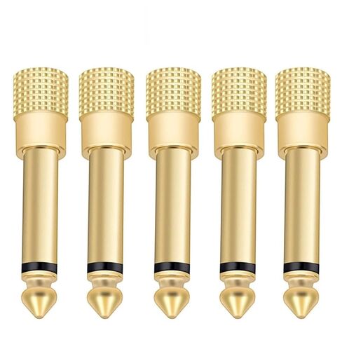 10 قطعة أحادية 6.35 مللي متر ذكر إلى 3.5 مللي متر أنثى مهايئ الرافعة جاك 3.5 مللي متر إلى 6.35 مللي متر محول قابس موسع موصل الصوت in Kuwait