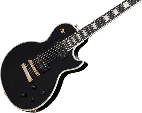 epiphone matt heafy les paul أصول الجمارك ، العظم الأبيض مع حالة in Kuwait