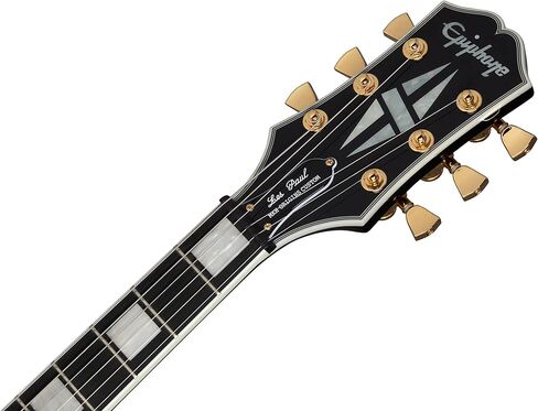 epiphone matt heafy les paul أصول الجمارك ، العظم الأبيض مع حالة in Kuwait