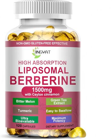 Berberine with Ceylon Cinnamon - Berberine Supplement 1500mg with Bitter Melon Turmeric for Metabolism, Immune & Digestive Health - High Absorption Extra Strength Berberine Softgels - Vegan, Non-GMO in Saudi Arabia