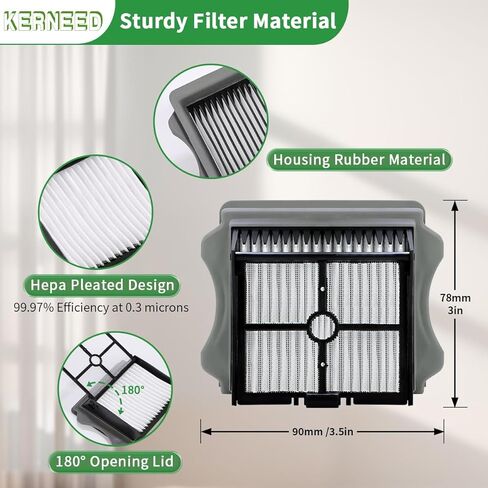 Floor ONE S5 Blue/ONE S5 Pro Roller Brush and Filters for Tineco Floor ONE S5 / S5 Pro Cordless Wet Dry Vacuum Cleaner, Replacement Parts Include 2 Rollers, 4 Filters, 1 Cleaner Brush in Kuwait