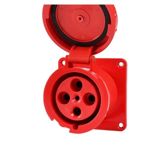 ZQ-344 مقبس الطيران 4 ثقوب 125A4X125A مقاوم للماء IP67 مقبس صناعي مباشر مخفي in Kuwait
