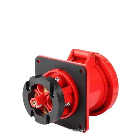 ZQ-344 مقبس الطيران 4 ثقوب 125A4X125A مقاوم للماء IP67 مقبس صناعي مباشر مخفي in Kuwait