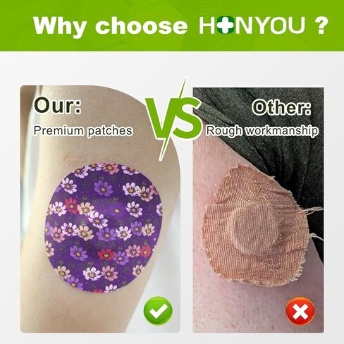 HONYOU Dexcom G7 فوق الرقع المقاومة للماء، 35 حزمة من رقعات Dexcom Stelo الزائدة، لا تبهت ولا تتآكل، قابلة للتنفس، لاصقة مضادة للحساسية خالية من اللاتكس، حماية CGM لمدة 15 يومًا بدون فتحة in Kuwait