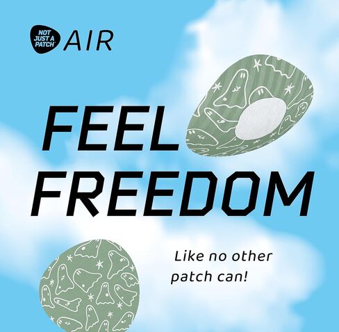 ليس مجرد رقعة لاصقة Air Dexcom G7 لمدة 15 يومًا - أغطية مستشعر مقاومة للماء والعرق لـ Dexcom G7 & Stelo CGM، ثريفابيتيك مصممة على رقع، 10 عبوات، شبح in Kuwait