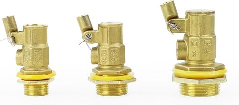 1" Brass Float Valve Cold and Hot Water Tank Floating Ball Valve SS201 Stem Flow Control Cistern/Expansion Tanks(1",1Pc) in Kuwait
