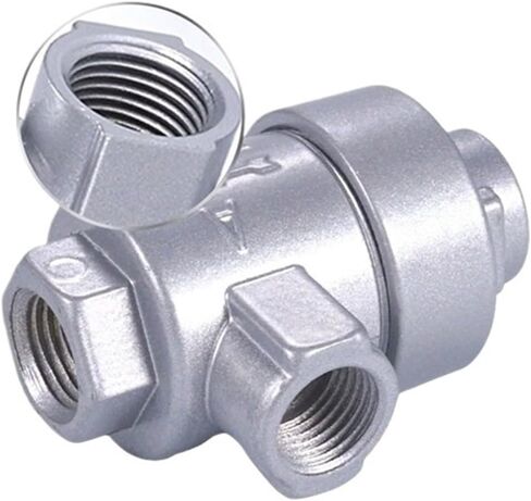 1PCS Pneumatic Quick Exhaust Valve 1/4" 3/8" 1/2" 170600 171000 171500 Auxiliary Valve aluminum(170600) in Saudi Arabia