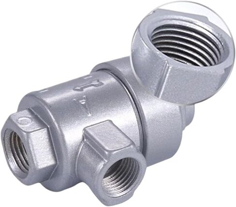 1PCS Pneumatic Quick Exhaust Valve 1/4" 3/8" 1/2" 170600 171000 171500 Auxiliary Valve aluminum(170600) in Saudi Arabia
