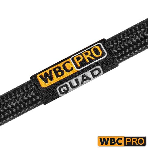 وحدتان - 125 قدمًا - كابل WBC-PRO-Quad فائق الصمت والمرن ومتوازن للغاية مع مقابس Neutrik ذكر وأنثى XLR وسترة تويد سوداء in Saudi Arabia