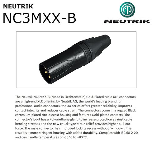 وحدتان - 125 قدمًا - كابل WBC-PRO-Quad فائق الصمت والمرن ومتوازن للغاية مع مقابس Neutrik ذكر وأنثى XLR وسترة تويد سوداء in Saudi Arabia