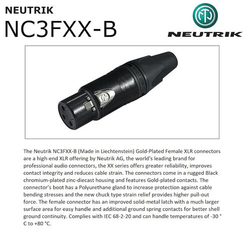 وحدتان - 125 قدمًا - كابل WBC-PRO-Quad فائق الصمت والمرن ومتوازن للغاية مع مقابس Neutrik ذكر وأنثى XLR وسترة تويد سوداء in Saudi Arabia