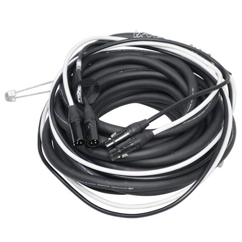 Prox XC-DXLR50 كابل صوت مزدوج متوازن XLR-M إلى ثنائي XLR-F عالي الأداء - 50 قدم in Kuwait