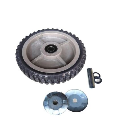 1 piece 8 inch Caster Heavy Duty Anti-Skid Single Wheel Gray Glue Anti-Winding Flat Drive Push in Saudi Arabia