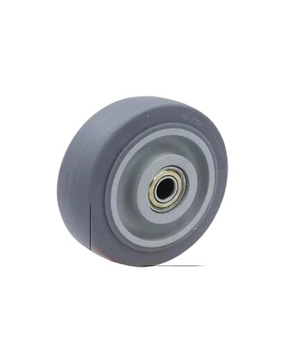 Pack of 4 4-inch TPR Universal Replacement casters Gray Dual-axis Silent wear-Resistant Wheel Diameter 100mm in Saudi Arabia