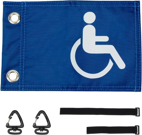 علم عربة الجولف مع الأشرطة in Kuwait