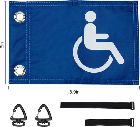 علم عربة الجولف مع الأشرطة in Kuwait