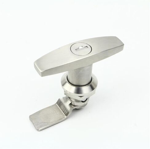 MS101 Stainless Steel Control Box Cam Turn Panel Handle Key Lock with Turn 90 Degrees to Open The Door 1Pcs in Saudi Arabia