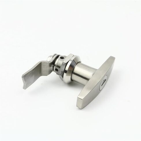 MS101 Stainless Steel Control Box Cam Turn Panel Handle Key Lock with Turn 90 Degrees to Open The Door 1Pcs in Saudi Arabia