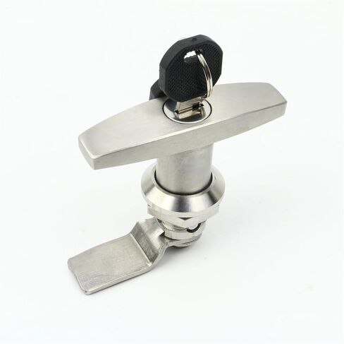 MS101 Stainless Steel Control Box Cam Turn Panel Handle Key Lock with Turn 90 Degrees to Open The Door 1Pcs in Saudi Arabia