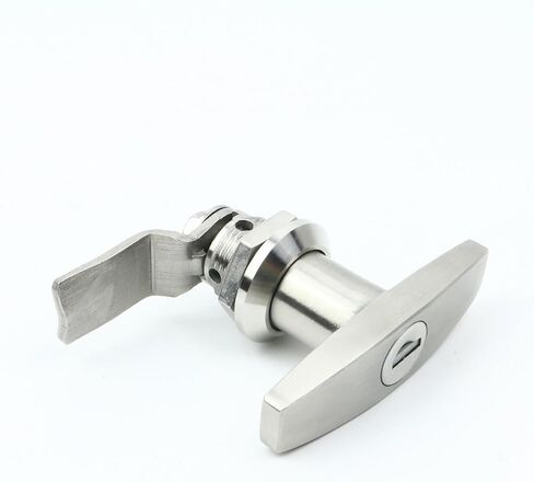 MS101 Stainless Steel Control Box Cam Turn Panel Handle Key Lock with Turn 90 Degrees to Open The Door 1Pcs in Saudi Arabia