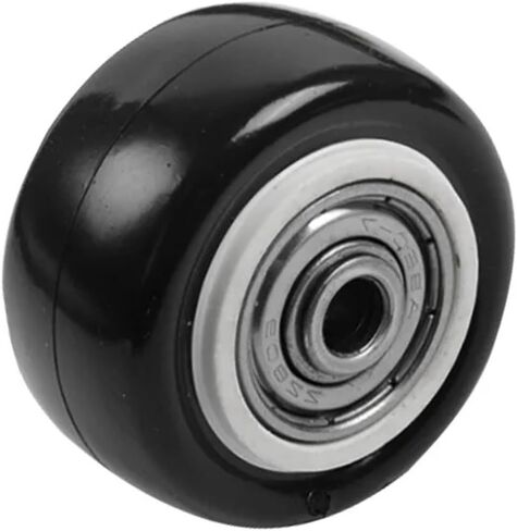 4 أجزاء/وحدة عجلة واحدة مقاس 1.5 بوصة مع كم محمل مزدوج ملحقات أثاث سوداء متوسطة الحجم in Kuwait